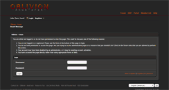 Desktop Screenshot of myoblivion.de
